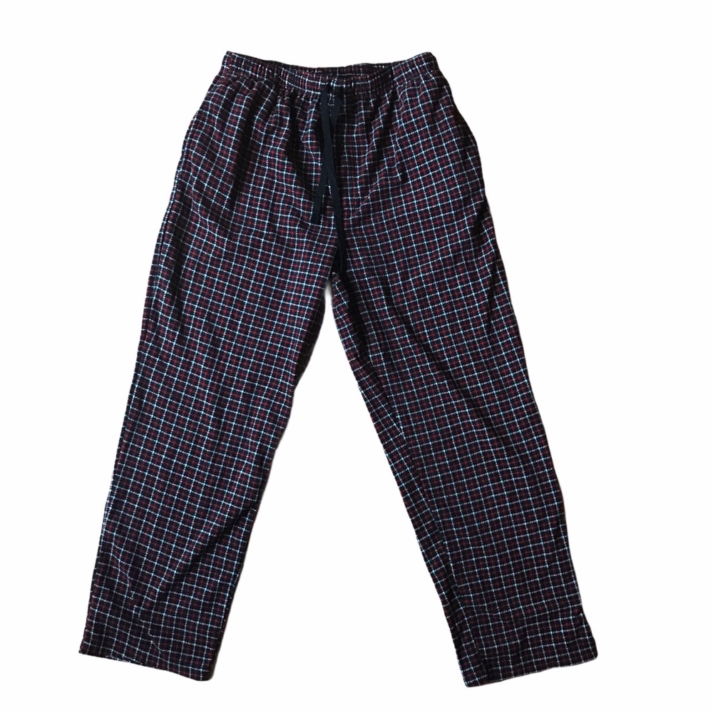 Faded Glory Plaid Pajamas Bottom Size Large